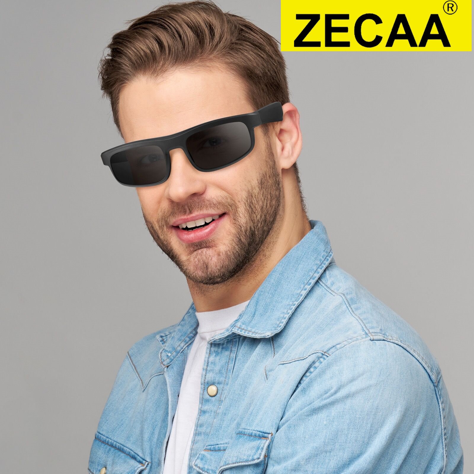 ZECAA Wireless Bluetooth 5.3 Cycling Sunglasses M8 Pro Headphone Hand-Free Calling Bluetooth Smart Glasses