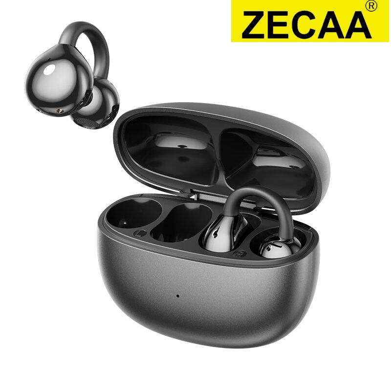 ZECAA Ear Clip Bluetooth ANC Wireless TWS Headset Earbuds 