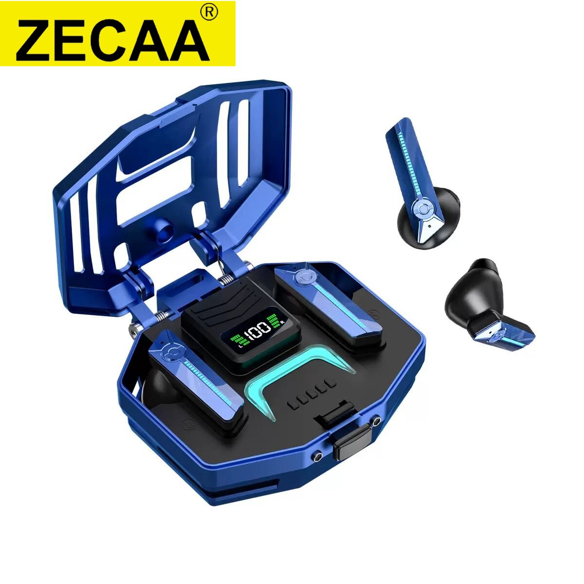 ZECAA New Bluetooth Digital Wireless TWS Headset Noise Cancelling In Ear Bluetooth Earbuds