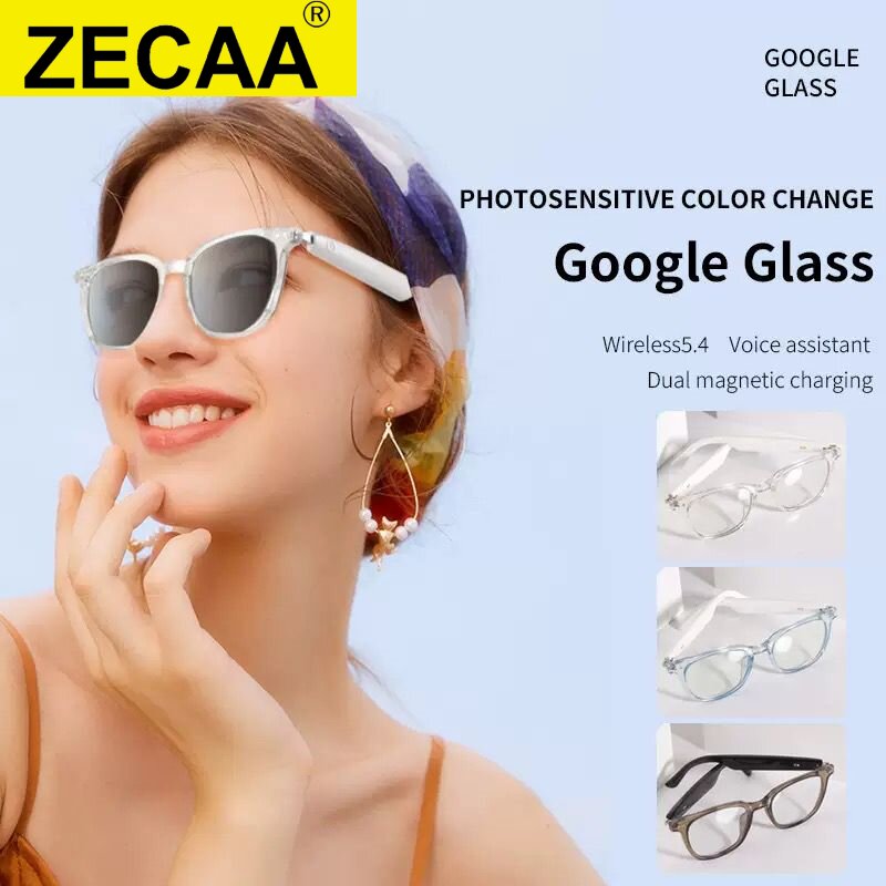 ZECAA New Bluetooth Smart Google Glasses